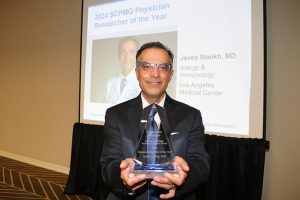 Dr. Javed Sheikh, 2024 Physician Researcher of the Year